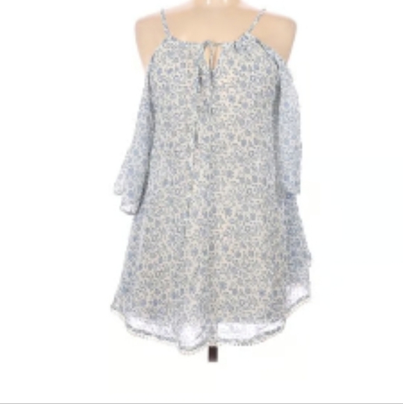 Francesca's Women's Floral Cover-up Semi Sheer Size S/M - Picture 1 of 5